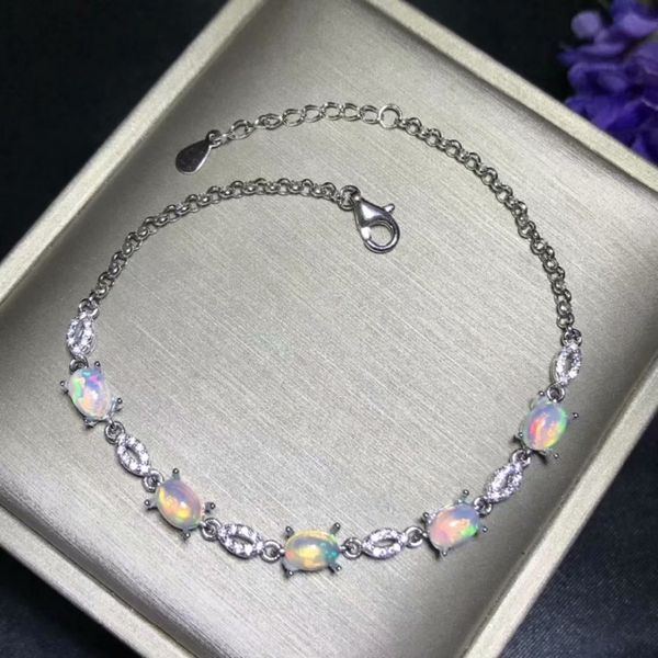 925 sterling silver inlaid natural opal bracelet main stone size 4 * 6mm fashion style exquisite jewelry, Golden;silver
925 sterling silver inlaid natural opal bracelet main stone size 4 * 6mm fashion style exquisite jewelry, Golden;silver