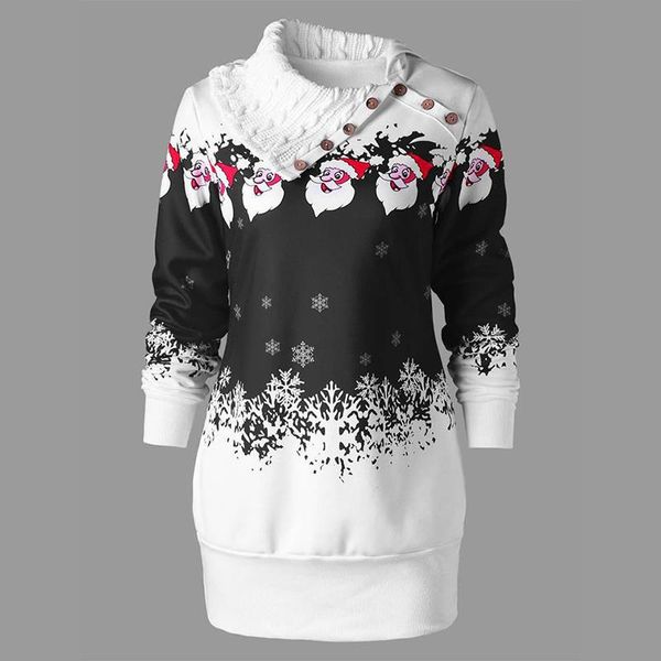 christmas sweatshirt dress women fashion santa claus snowflake tunic pullover autumn causal long hoodies button ws4766v, Black
christmas sweatshirt dress women fashion santa claus snowflake tunic pullover autumn causal long hoodies button ws4766v, Black