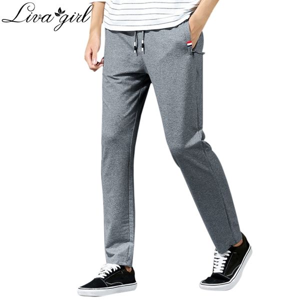 2018 fashion men's pants autumn cotton casual trousers brand joggers sweatpants black grey drawstring m-3xl w47
2018 fashion men's pants autumn cotton casual trousers brand joggers sweatpants black grey drawstring m-3xl w47