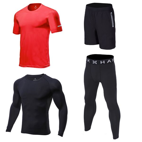 2018 men trainning exercise set jogging running sets sports gym compression suit quick dry yoga fitness jogging sports clothes, Black;blue 
2018 men trainning exercise set jogging running sets sports gym compression suit quick dry yoga fitness jogging sports clothes, Black;blue