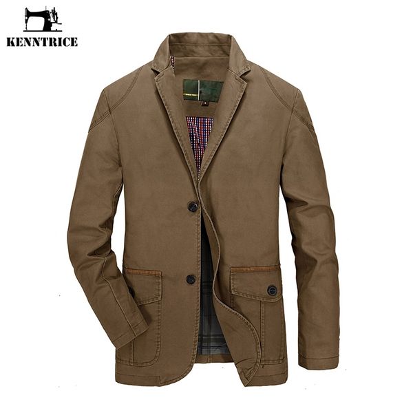 kenntrice new autumn men jacket and blazer spring mens suits business slim coat army green casual male jacket, Black;brown
kenntrice new autumn men jacket and blazer spring mens suits business slim coat army green casual male jacket, Black;brown
