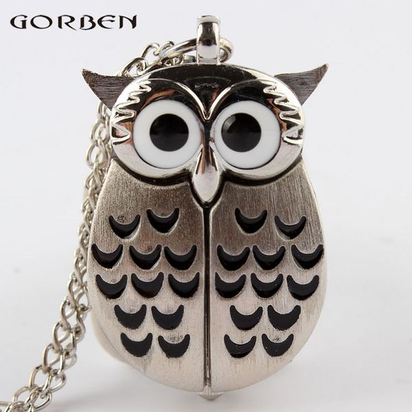 2017 special design 2 color owl shape quartz pocket watch mini size with long chain new pattern pocket watch for men or women, Slivery;golden
2017 special design 2 color owl shape quartz pocket watch mini size with long chain new pattern pocket watch for men or women, Slivery;golden