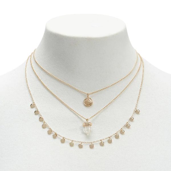 3pcs/lot multilayer chain choker necklaces & pendants for women boho style gold silver necklace fashion collier jewelry, Golden;silver
3pcs/lot multilayer chain choker necklaces & pendants for women boho style gold silver necklace fashion collier jewelry, Golden;silver