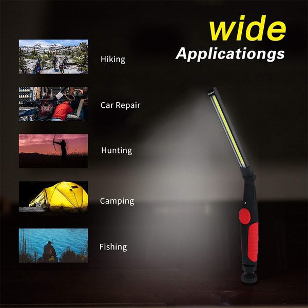 2018 new multifunction working lamp portable rechargeable cob led slim work light for hiking car repair hunting camping fishing
2018 new multifunction working lamp portable rechargeable cob led slim work light for hiking car repair hunting camping fishing