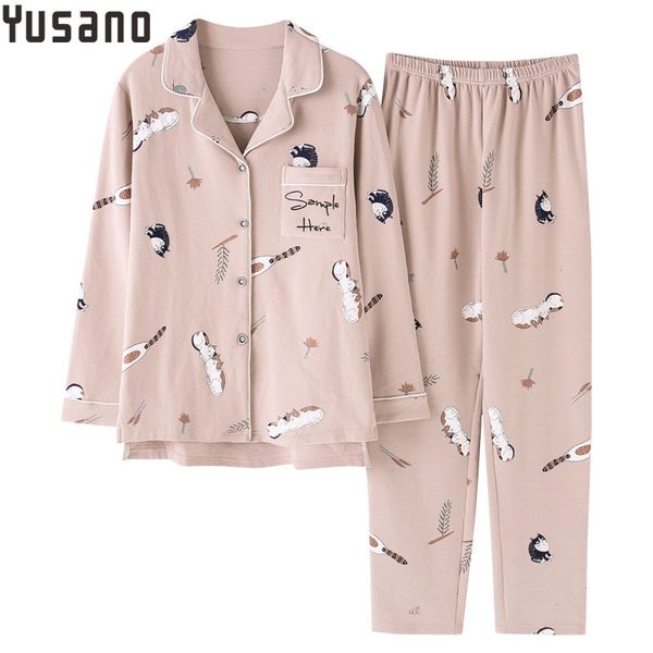 yusano 2018 new pajama set cotton autumn winter long sleeve long pant v-neck home clothes women's sleepwear nightwear -xxl, Blue;gray
yusano 2018 new pajama set cotton autumn winter long sleeve long pant v-neck home clothes women's sleepwear nightwear -xxl, Blue;gray