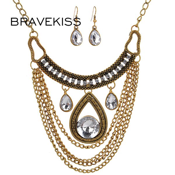 bravekiss new retro drops short necklace earrings gold color jewelry set for women conjunto feminino bijoux femme bps0081, Silver
bravekiss new retro drops short necklace earrings gold color jewelry set for women conjunto feminino bijoux femme bps0081, Silver