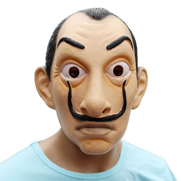 super 2018 " la casa de papel" face mask "salvador dali" cosplay movie realistic party latex masks
super 2018 " la casa de papel" face mask "salvador dali" cosplay movie realistic party latex masks