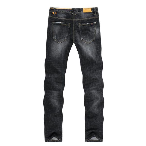 jeans for men spring autumn black straight slim fit denim pants high stretch casual male trousers man homme big size, Blue
jeans for men spring autumn black straight slim fit denim pants high stretch casual male trousers man homme big size, Blue