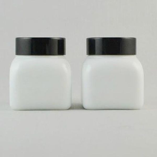 square white glass 50g bottle with black cap ,cosmetic bottle cream jar fast shipping f1055
square white glass 50g bottle with black cap ,cosmetic bottle cream jar fast shipping f1055