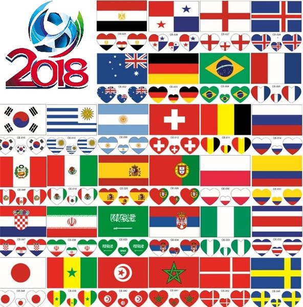 russia 2018 world cup tattoo stickers waterproof national flag banners tattoo stickers heart-shaped on face arm 32 teams party supplies i190
russia 2018 world cup tattoo stickers waterproof national flag banners tattoo stickers heart-shaped on face arm 32 teams party supplies i190
