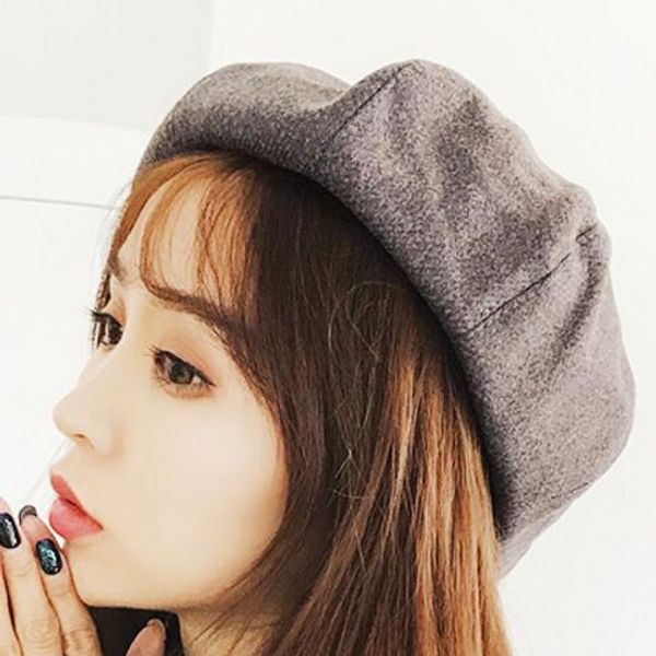 winter new lady beret winter beret outdoor warm hat painter hat street tide winter grimm beret, Blue;gray
winter new lady beret winter beret outdoor warm hat painter hat street tide winter grimm beret, Blue;gray