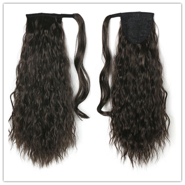 10"-22" 100% natural brazilian virgin human hair ponytail horsetail clips in/on human hair extension corn curly hair 140g, Black
10"-22" 100% natural brazilian virgin human hair ponytail horsetail clips in/on human hair extension corn curly hair 140g, Black