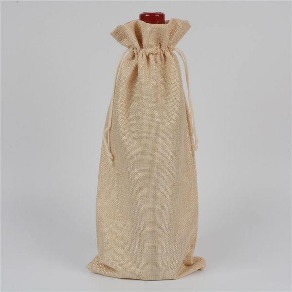 10 colors 15x35cm jute wine bags champagne wine bottle covers gift wraps pouch burlap packaging bags with drawstring wedding party decor
10 colors 15x35cm jute wine bags champagne wine bottle covers gift wraps pouch burlap packaging bags with drawstring wedding party decor