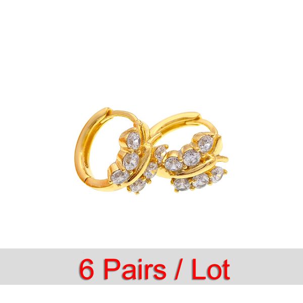 6pair/lot cute butterfly hoop earings baby earrings women boucle oreille bebe aros orecchini donna baby oorbel bebek kupe e1833, Golden;silver
6pair/lot cute butterfly hoop earings baby earrings women boucle oreille bebe aros orecchini donna baby oorbel bebek kupe e1833, Golden;silver