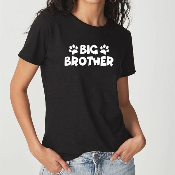 2018 summer women's new t-shirt new fashion big brother dog print shirt women's large size harajuku female, White
2018 summer women's new t-shirt new fashion big brother dog print shirt women's large size harajuku female, White