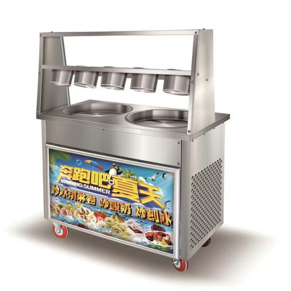 beijamei 110/220v thailand double round pan fried ice cream roll machine single compressor fry ice cream machine
beijamei 110/220v thailand double round pan fried ice cream roll machine single compressor fry ice cream machine