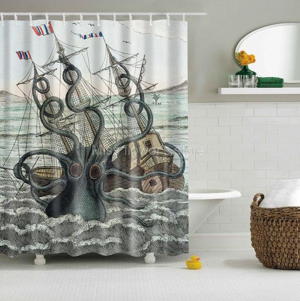 colored ocs kraken attack galleon sailing ship design custom shower curtain polyester fabric with 12 hooks multi-size
colored ocs kraken attack galleon sailing ship design custom shower curtain polyester fabric with 12 hooks multi-size