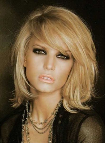 shaggy layered nature straight part synthetic capless womens wig 12 inches, Black;brown
shaggy layered nature straight part synthetic capless womens wig 12 inches, Black;brown