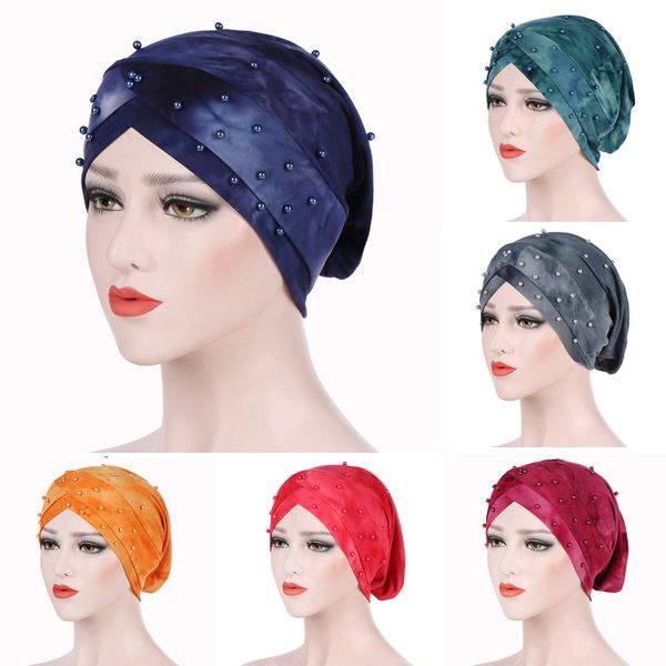 feitong women tie-dye print india hat muslim ruffle cancer chemo beanie turban wrap cap 2018 new arrival, Blue;gray
feitong women tie-dye print india hat muslim ruffle cancer chemo beanie turban wrap cap 2018 new arrival, Blue;gray