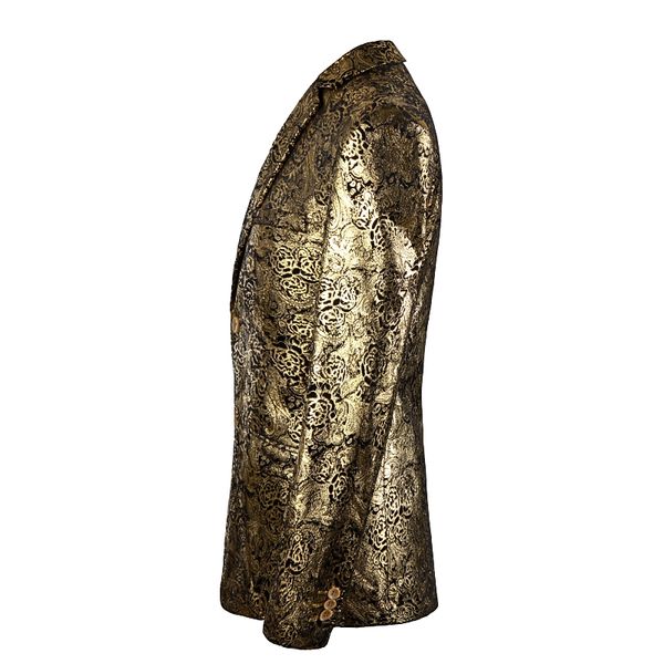 2018 new fashion men suit jackets gold jacquard weave blazer luxry lapel party stage wear dress slim fit formal wedding coat, White;black
2018 new fashion men suit jackets gold jacquard weave blazer luxry lapel party stage wear dress slim fit formal wedding coat, White;black