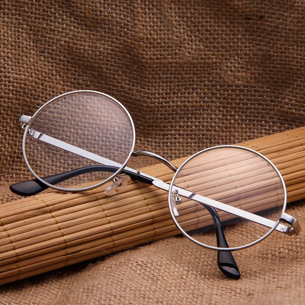 new metal fashion round frame glasses frame retro simple flat mirror fashion wild men and women decorative glasses frame, Silver
new metal fashion round frame glasses frame retro simple flat mirror fashion wild men and women decorative glasses frame, Silver