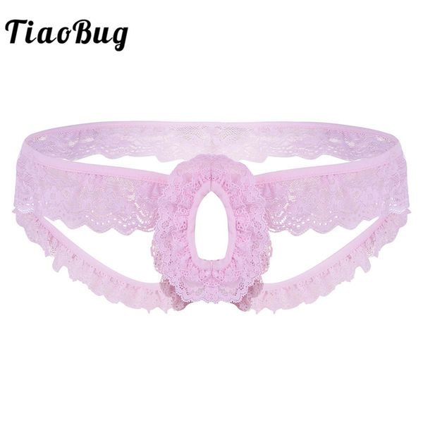 tiaobug mens lingerie lace frilly sissy panties crotchless open back briefs thong underwear with open hole erotic underpants, Black;brown
tiaobug mens lingerie lace frilly sissy panties crotchless open back briefs thong underwear with open hole erotic underpants, Black;brown