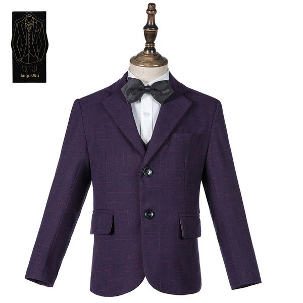 high-grade wool blend boy suit three-piece suit (jacket + pants + vest) boy fashion handsome party dress support custom, Black
high-grade wool blend boy suit three-piece suit (jacket + pants + vest) boy fashion handsome party dress support custom, Black