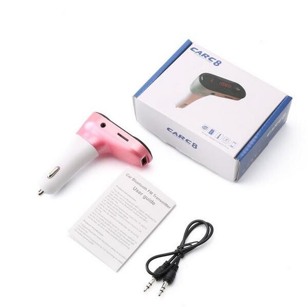 car c8 fm transmitter mp3 player modulator hands wireless bluetooth car kit with usb car charger support tf u disk play
car c8 fm transmitter mp3 player modulator hands wireless bluetooth car kit with usb car charger support tf u disk play