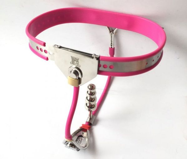 new design female chastity belt with defecation hole stainless steel adjustable chastity device cock cage toys with plug
new design female chastity belt with defecation hole stainless steel adjustable chastity device cock cage toys with plug