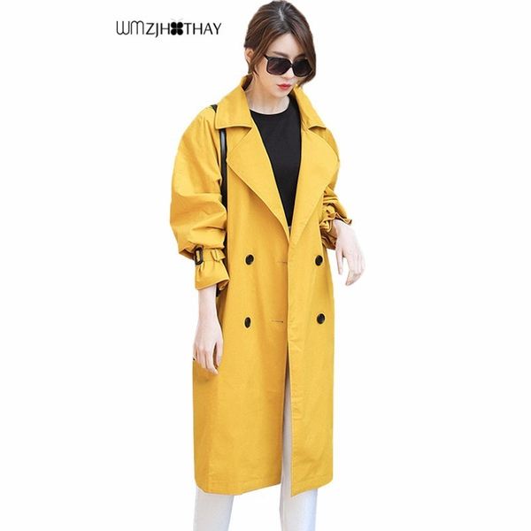 elegant yellow windbreaker coat 2018 autumn women fashion casual wild loose female trench coats long double breasted outerwear, Tan;black
elegant yellow windbreaker coat 2018 autumn women fashion casual wild loose female trench coats long double breasted outerwear, Tan;black