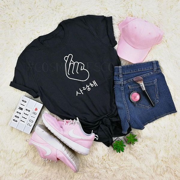funny t-shirt tee letter print bts tshirt tumblr korean style finger heart cotton groot club women shirts kpop cute, White
funny t-shirt tee letter print bts tshirt tumblr korean style finger heart cotton groot club women shirts kpop cute, White