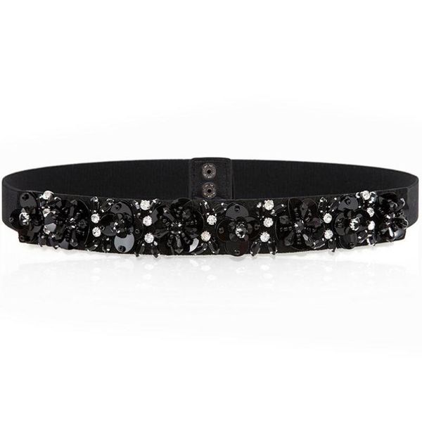summer fall fashion women designer sequined beading flower thin elastic waist belt , black embroidery beads rhinstone waistband, Black;brown
summer fall fashion women designer sequined beading flower thin elastic waist belt , black embroidery beads rhinstone waistband, Black;brown