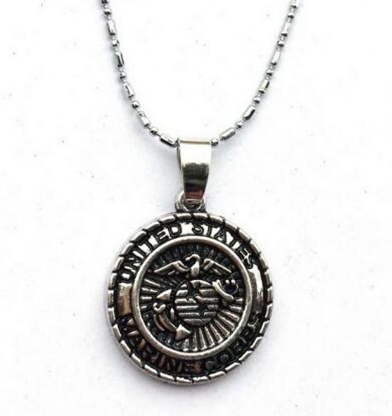10pc/lot united states marine corps symbol necklace military soldier veterans day gift drop shipping new arrival sale, Silver
10pc/lot united states marine corps symbol necklace military soldier veterans day gift drop shipping new arrival sale, Silver