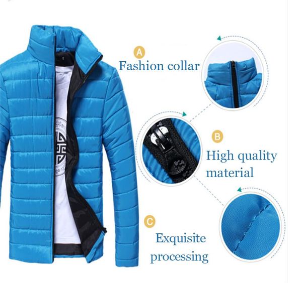 autumn winter sportswear mens sports jackets and coats thin outerwear solid zipper cotton coat men running jackets, Black;red 
autumn winter sportswear mens sports jackets and coats thin outerwear solid zipper cotton coat men running jackets, Black;red