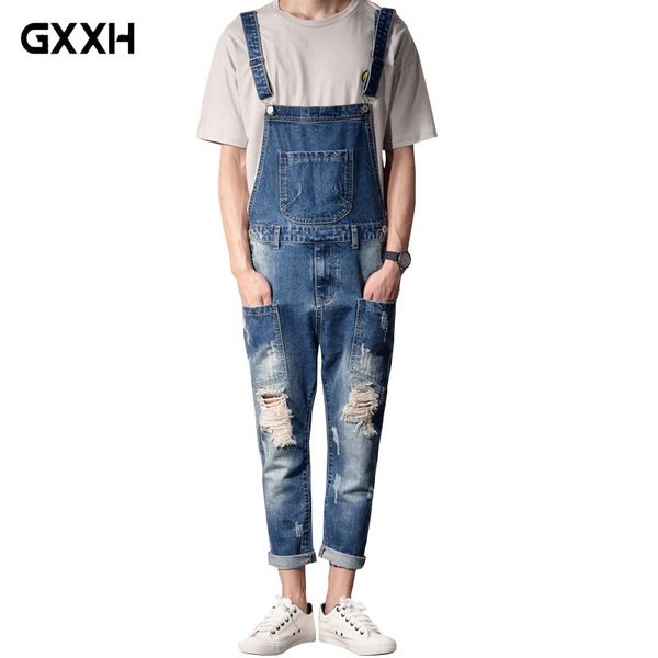 2018 new style men's fashion dark blue denim overalls men's casual thin sling workwear women's/men's jeans size s-xxxl 4
2018 new style men's fashion dark blue denim overalls men's casual thin sling workwear women's/men's jeans size s-xxxl 4