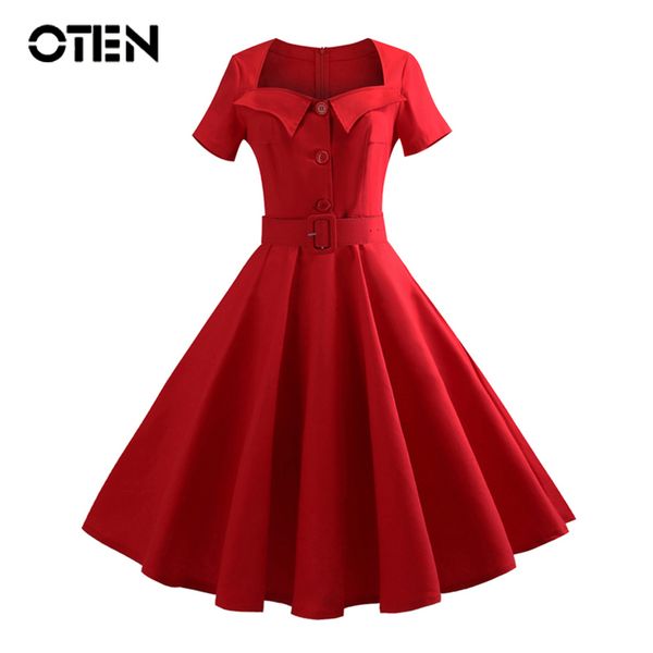 oten 2018 summer fashion plus size 5xl hepburn vintage retro 50s 60s rockabilly pin up skater swing knee length midi party dress, Black;gray
oten 2018 summer fashion plus size 5xl hepburn vintage retro 50s 60s rockabilly pin up skater swing knee length midi party dress, Black;gray