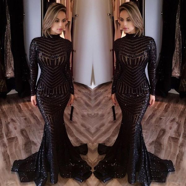 2019 Newest Long Evening Dresses High Neck Long Sleeves Floor Length Memraid Prom Party Dresses Formal Evening Gowns Cheap Custom Made
2019 Newest Long Evening Dresses High Neck Long Sleeves Floor Length Memraid Prom Party Dresses Formal Evening Gowns Cheap Custom Made