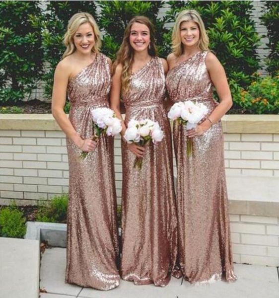 rose gold sequins bridesmaid dresses bling for weddings one shoulder a line long floor length plus size formal maid of honor gowns, White;pink
rose gold sequins bridesmaid dresses bling for weddings one shoulder a line long floor length plus size formal maid of honor gowns, White;pink
