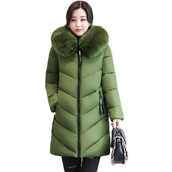 wholesale- 2017 women winter large fur hooded parkas female thick warm cotton coat women wadded winter jackets outwear plus size 6xl cm1695, Black
wholesale- 2017 women winter large fur hooded parkas female thick warm cotton coat women wadded winter jackets outwear plus size 6xl cm1695, Black