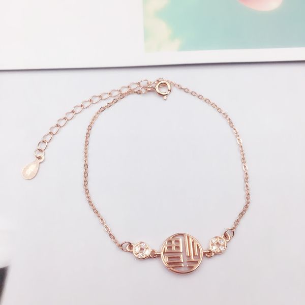 925 sterling silver bracelet retro chain women fashion rhinestone coin charm bracelets wedding jewelry, Black
925 sterling silver bracelet retro chain women fashion rhinestone coin charm bracelets wedding jewelry, Black