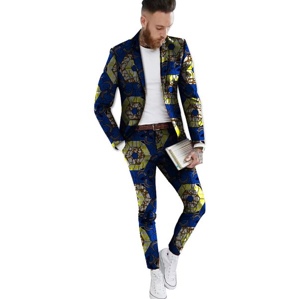 african print formal blazer and pant 2pieces set men blazers african ankara suit jacket festive for party men clothing, White;black
african print formal blazer and pant 2pieces set men blazers african ankara suit jacket festive for party men clothing, White;black
