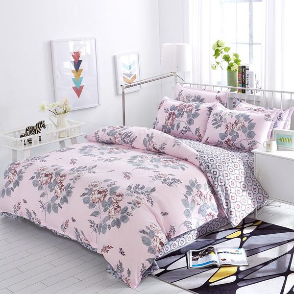 new style home bedding sets winter and spring flat bed sheet pink rose duvet cover pillowcase king full 4pcs twin 3pcs
new style home bedding sets winter and spring flat bed sheet pink rose duvet cover pillowcase king full 4pcs twin 3pcs