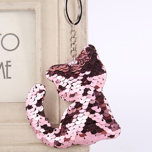Cute Cat Keychain Glitter Pompom Sequins Key Ring Gifts for Women Llaveros Mujer Charms Car Bag Accessories Key Chain
Cute Cat Keychain Glitter Pompom Sequins Key Ring Gifts for Women Llaveros Mujer Charms Car Bag Accessories Key Chain