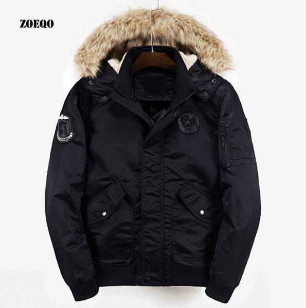 zoeqo winter jacket parkas men casual parka jacket thick men hooded warm men's coats and jackets fashion overcoats hommer, Black
zoeqo winter jacket parkas men casual parka jacket thick men hooded warm men's coats and jackets fashion overcoats hommer, Black