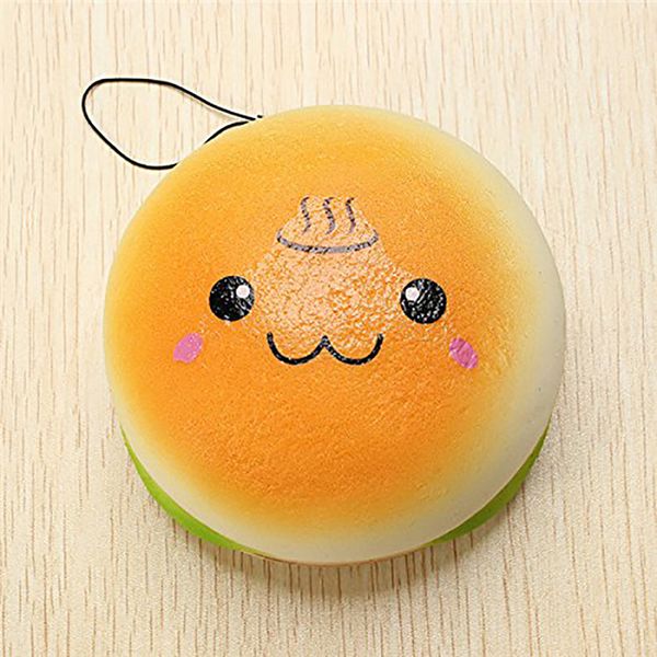 10cm cute jumbo soft squishy smile hamburger charms slow rising kawii kids toy emoji phone straps for cell phone decoration
10cm cute jumbo soft squishy smile hamburger charms slow rising kawii kids toy emoji phone straps for cell phone decoration