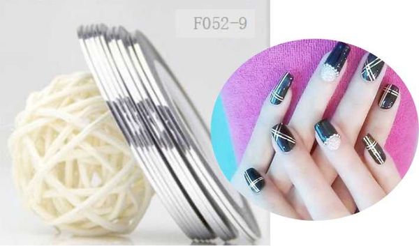 5pcs nail lines nail art lines decorations roll striping adhesive tape golden metallic yarn art tips sticker design, Silver;gold
5pcs nail lines nail art lines decorations roll striping adhesive tape golden metallic yarn art tips sticker design, Silver;gold