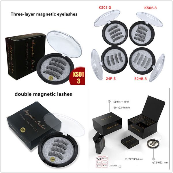 three magnet false eyelashes double magnetic false lashes 3d mink reusable fasle eyelash without glue 4pcs=1pairs dhl ing
three magnet false eyelashes double magnetic false lashes 3d mink reusable fasle eyelash without glue 4pcs=1pairs dhl ing