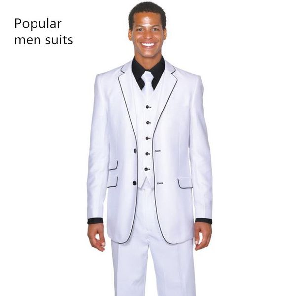 custom made white wedding men suit prom tuxedos classic groom tuxedos blazer mens slim fit 3pieces (jacket+ pant+vest+tie, White;black
custom made white wedding men suit prom tuxedos classic groom tuxedos blazer mens slim fit 3pieces (jacket+ pant+vest+tie, White;black