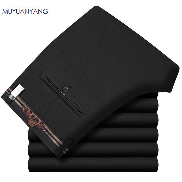 mu yuan yang new man autumn and winter thick new leisure trousers business casual pants male loose straight pants size 29-40, Black
mu yuan yang new man autumn and winter thick new leisure trousers business casual pants male loose straight pants size 29-40, Black