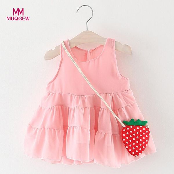 muqgew summer 2018 baby girl dress children's birthday party dresses newborn sleeveless cotton blend strawberry print clothes, Red;yellow
muqgew summer 2018 baby girl dress children's birthday party dresses newborn sleeveless cotton blend strawberry print clothes, Red;yellow